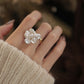 FLORAL PEARL RING