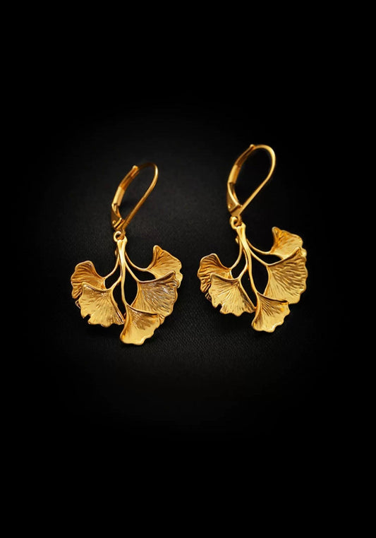 Golden fall Earrings