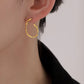 Gold Halo Earrings