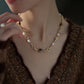 DIVINE GOLDEN PEARL NECKLACE