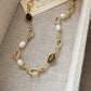 DIVINE GOLDEN PEARL NECKLACE