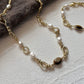 DIVINE GOLDEN PEARL NECKLACE