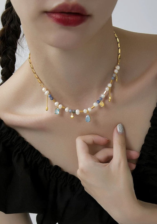 OCEAN BREEZE PEARL NECKLACE